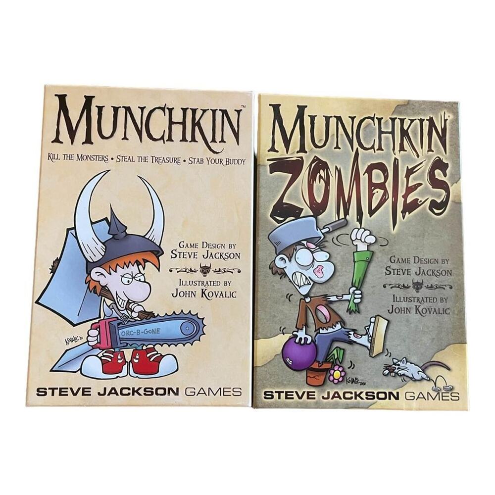 Munchkin and Munchkin Zombies card games